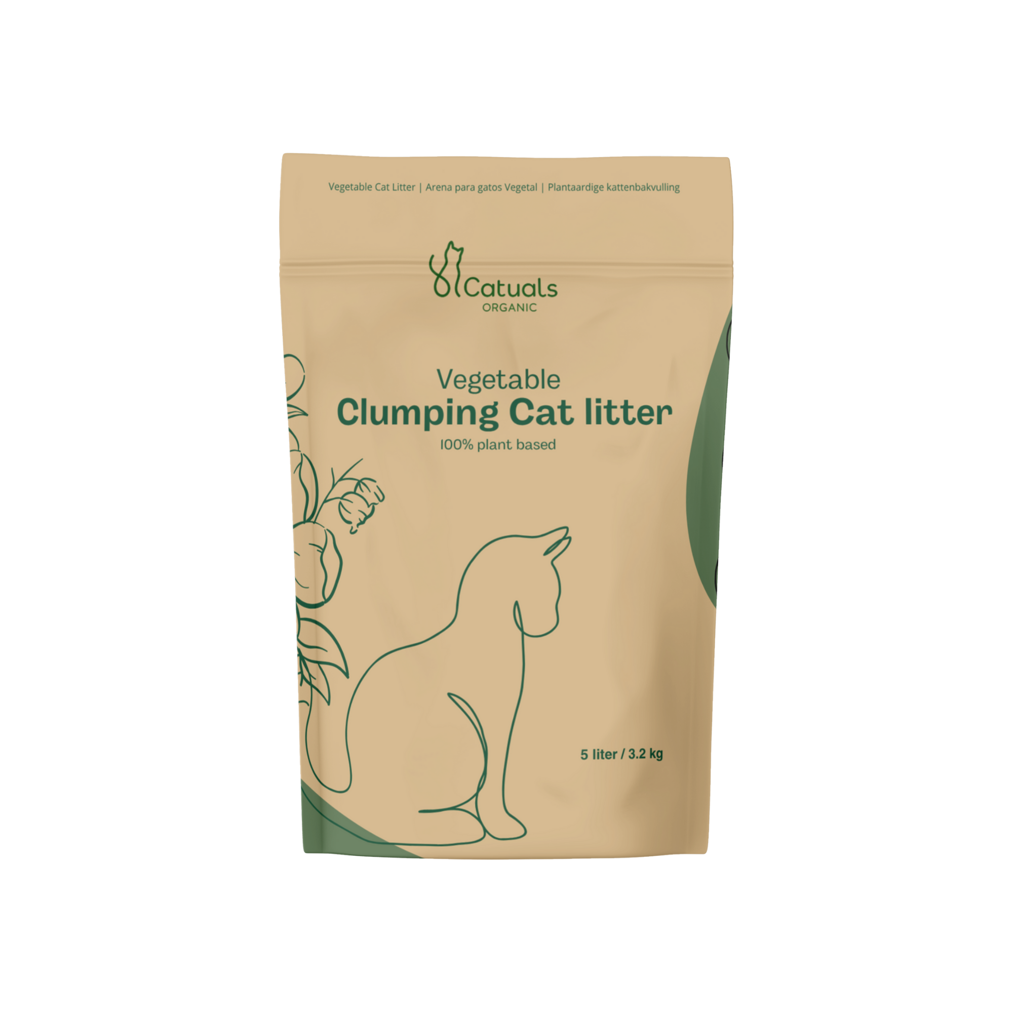 Catuals Vegetable Clumping Cat Litter