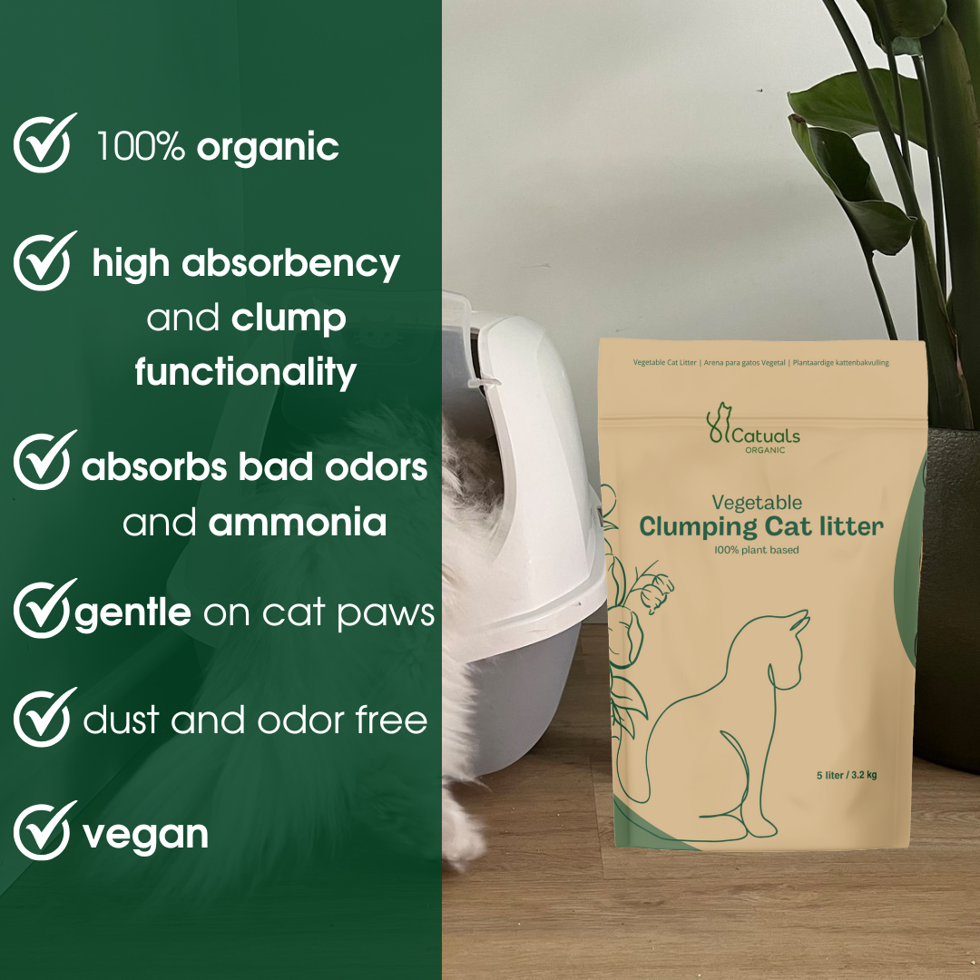 Catuals EcoClump Klontvormende Kattenbakvulling