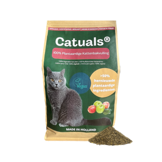Catuals Vegetable Cat Litter Apple Scented